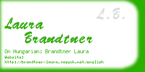 laura brandtner business card